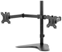 Fellowes Monitorarm Professional Series mit Standfuß, höhenverstellbar, für 2 Monitore bis je 68,5 cm (27 Zoll); 8043701