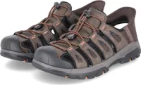 Skechers Tresmen Norvick Slip IN Herrenschuhe Sandalen Braun Freizeit, Schuhgröße:42 EU