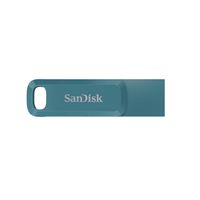 SanDisk Ultra Dual Drive Go USB 256GB - 256GB, USB Type-A / USB Type-C, 3.2 Gen 1 (3.1 Gen 1), 400 MB/s, Drehring, Blau | SDDDC3-256G-G46NBB