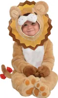 Flauschiges Löwen Baby Kostüm