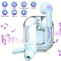 【2023 Neue】7Magic Bluetooth Kopfhörer, In Ear Kopfhörer Kabellos Bluetooth 5.1 Kabellose Kopfhörer mit Dual Mikrofon, LED-Anzeige,  Blau