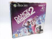 Microsoft Xbox 360 S Konsole 4 GB schwarz Dance Central 2 + Kinect Adventures Bundle + Orig. Controller in
