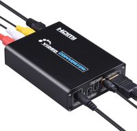 INF AV- und S-Video zu HDMI Konverter Schwarz