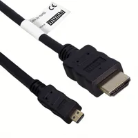 EthernetMini-C HDMI zu HDMI vergoldet für Tablet Laptop 0,5m Mini HDMI Kabel 