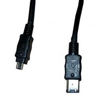 Neutralle FireWire kabel IEEE 1394 IEEE 1394 (6pin) samec - IEEE 1394 (4pin) samec 2 m černý