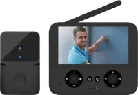 Kabellose Video-Türklingel mit 4,3-Zoll-IPS-Bildschirm, Nachtsicht & Zwei-Wege-Audio