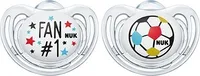 NUK 2er Pack Freestyle Fußball-Edition Ball Schnuller 6-18 Monate