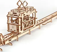 UGEARS 3D Mechanische Holz Puzzle "Straßenbahn"
