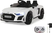 Ride-on Audi R8 Spyder V10 performance quattro weiß 2,4GHz 12V