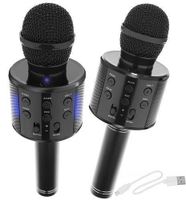 ISO Trade 8995 - Drahtloses Karaoke-Mikrofon mit Bluetooth-Lautsprecher schwarz