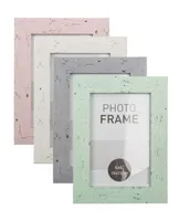 Fotorahmen Bilderrahmen Kunststoff schwarz Rahmen zum Stellen und Hängen 10x15 