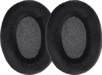 kwmobile 2x Ohrpolster kompatibel mit Sennheiser HD515 / HD555 / HD595 / HD518 Kopfhörer - Velours Ersatz Ohr Polster Overear Headphones