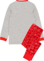 Peppa Pig - Schlafanzug für Jungen - weihnachtliches Design NS6635 (92) (Rot/Grau)