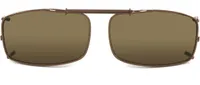 City Vision Brillen Aufsatz Polarisiert Clip On Braun