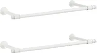 SONGMICS Kleiderstange für die Wand, 2er Set, Kleiderständer Wandmontage