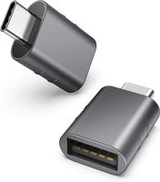 INF USB 3.2 zu USB-C OTG-Adapter 10 Gbit/s Grau