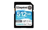 Kingston Canvas Go! Plus - Flash-Speicherkarte - 512 GB - SDXC UHS-I