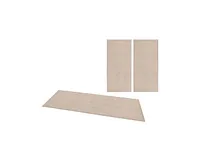 3 díly: 70x140 (2x), 70x240 (1x) cm Ložnicová sada Pure 102662 Taupe/Cream