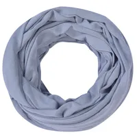 Jersey Stoff Loop Schal Hellgrau