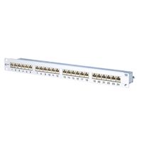 METZ CONNECT E-DAT C6 19"-Patchfeld 1HE, Kat.6 (Class E), 24 Ports