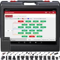 LAUNCH X431 V+ PRO Auto Bluetooth Topologie-Mapping Diagnosescanner, Komplettsystem OBD2 Codeleser mit 2 Jahren Aktualisierung