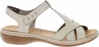 Rieker Damen Klassische Sandalen 65919-60 Farbe:Beige Größe: 38