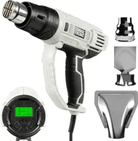 Garage Freaks Elektro Heissluftpistole mit LCD Anzeige 5 M Kabel 600°C 2000 Watt