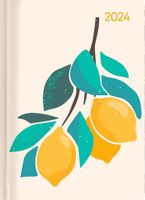 Mini-Buchkalender Style Fruits 2024 - Taschen-Kalender A6 - Dschungel - Day By Day - 352 Seiten - Notiz-Buch - Alpha Edition