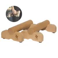 PocketBars - Kompakte Holz Parallettes für Calisthenics, Liegestützgriffe für dein Krafttraining