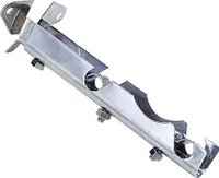 Stangenhalterung 12 mm.Ø Chrom Doppelfront