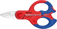 Elektriker-/Handwerkerschere L.155mm 2-K.-Hüllen KNIPEX