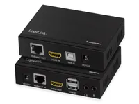 LogiLink Video/Audio/USB-Verlängerungskabel - USB HDMI HDBaseT 2.0 - Audio/Multimedia - Digital/Daten