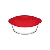 Pasabahce Auflaufform aus Glas mit Verschlußdeckel 2100ml