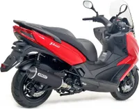 Wydech ARROW DARK URBAN do Kymco X-Town 300 2016-, aluminium czarne (tylko z rurą pośrednią ARROW)