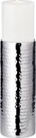 Kerzenleuchter Kerzenteller Agadir, Edelstahl hochglanzpoliert, Durchmesser 8,5 cm, Höhe 25 cm