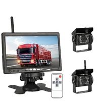 Auto-Monitor, kabellos, HD-Display, Monitor mit 2 Objektiven