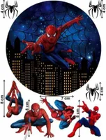 Essbar Marvel Spiderman Torten-Bild-Aufleger-Deko Geburtstag Avenger Premium 0,6mm (SP11)