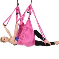 Yoga Hängematte Anti-Gravity Schwingen Hängematte Yoga Tuch hängen Schaukel Yoga Tuch Yoga 250 * 150 cm （Rosa）