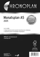 CHRONOPLAN Kalendereinlage 2025 Monatsplan A5