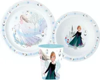 Disney Die Eiskönigin Weihnachten Geschirr-Set 3 teilig Becher Teller Schüssel