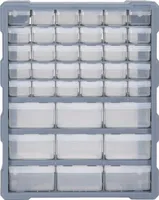 viaczásuvkový organizér vidaXL s 39 zásuvkami 38x16x47 cm