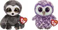Ty - Stofftiere - Beanie Boo's - Dangler Sloth & Moonlight Owl