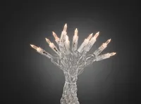Konstsmide - LED Minilichterkette, "One String", mit Schalter, 35 warm weiße Dioden, 230V, Innen, transparentes Kabel ; 6302-123