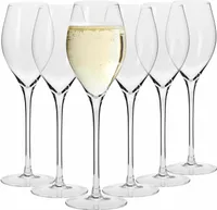 Harmony Prosecco Gläser 280 ml Krosno Glas (6er Set)