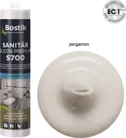 Bostik S700 Sanitärsilicon Premium 300ml Kartusche 1K Silikon Fugen Dichtstoff Pergamon