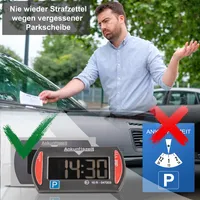 Park Mini schwarz - Elektronische Parkscheibe - automatische Parkuhr spart Zeit & Geld | Needit