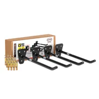 HEYNER® Držák pneumatik na stěnu držák ráfku sada 4 kusů včetně 12 rozpěrných šroubů M8 (3x4) Držák pneumatik na stěnu držák ráfku automobilu