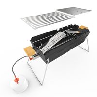 KNISTER Gasgrill - ausziehbar - für Kartuschenbetrieb -  Germany