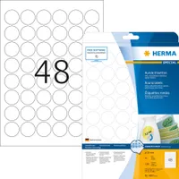 Etiketten A4 weiß Ø 30 mm rund Movables/ablösbar Papier matt 1200 St.