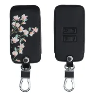 kwmobile Schlüsseltasche, Autoschlüssel Kunstleder Hülle kompatibel mit  Renault 4-Tasten Autoschlüssel Karte (nur Keyless Go) - Schlüsselhülle  Schlüssel Case Cover